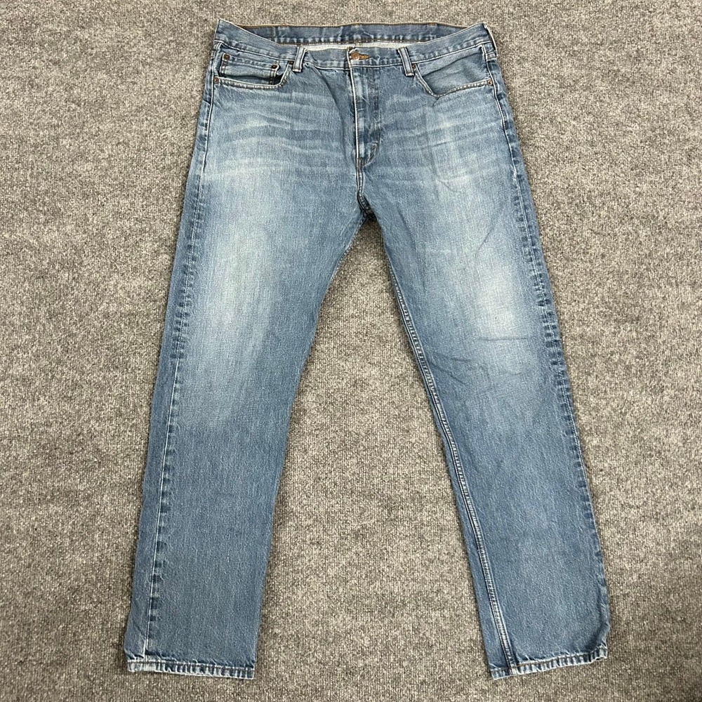 Levi's Jeans Mens Size 38x32 Blue 505 Regular Fit Straight Leg Cotton Denim